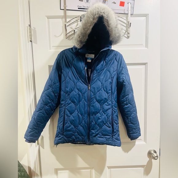 Columbia Jackets & Blazers - Columbia Women's Frosty Heights Jacket Puffer Winter Coat Navy Blue Size Small
